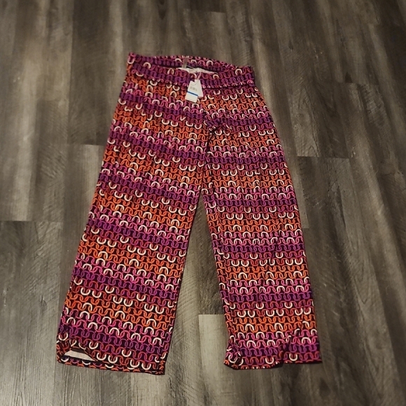 Trina Turk Colorful Wide  Leg Echo Beach Pants - Picture 4 of 5